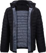 Down Alternative Jacket for Women Quilted Lightweight Packable Padding Coat with Detachable Hood - Image 3