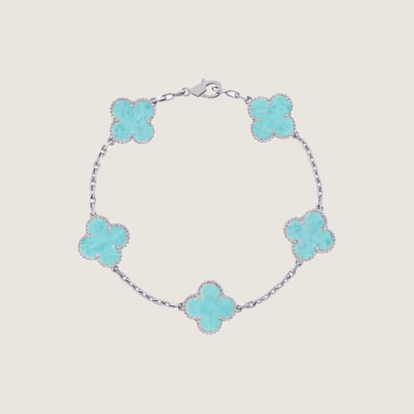 VCA Vintage Alhambra pendant- Turquoise