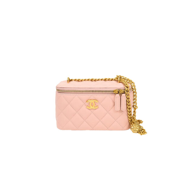 CHANEL 23S Vanity with Chain Inspired Camellia Toggle Closure