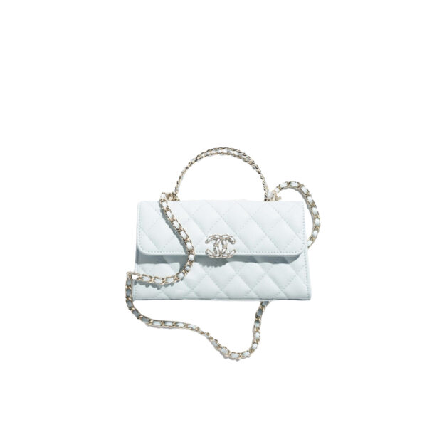 CHANEL Flap Phone Holder With Chain