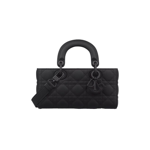 DIOR Small Lady D-Joy Bag Ultramatte Black Cannage Calfskin