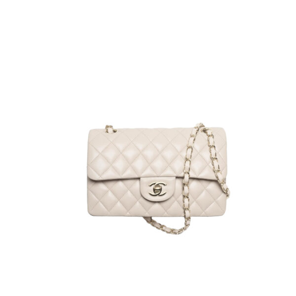CHANEL Classic Flag Bag Lambskin Leather-23CM