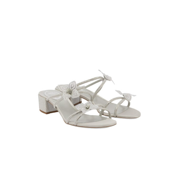 Rene Caovilla Caterina embellished bow-detail sandals
