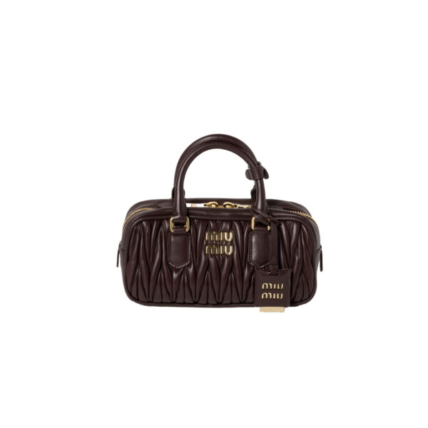 MIUMIU Arcadie matelassé nappa leather bag - 22cm
