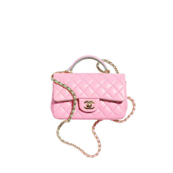 CHANEL Classic Mini Flap Bag with Top Handle