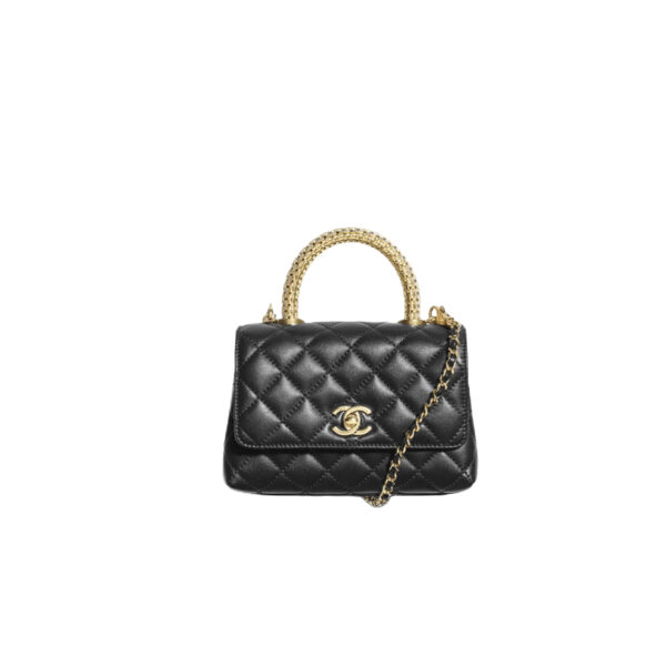 CHANEL Mini Flap Bag with Top Handle