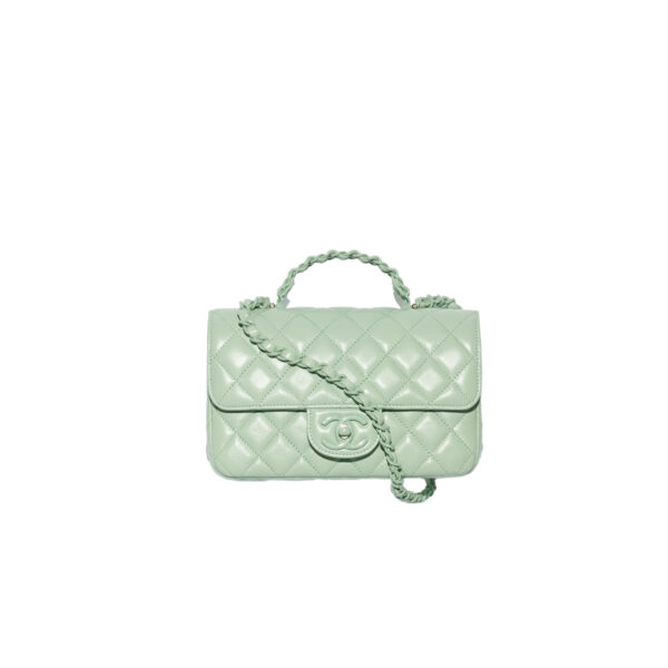 CHANEL 25C Mini Flap Bag with Top Handle
