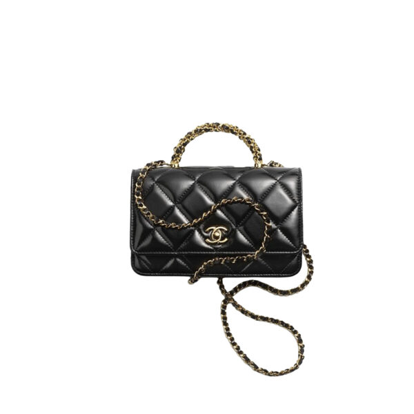 CHANEL Wallet On Chain Shiny Lambskin