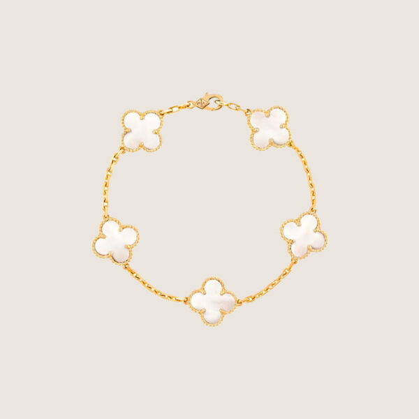 VCA Vintage Alhambra pendant-White mother-of-pearl