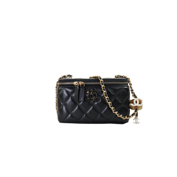 CHANEL 24A Cloisonné CC Adjustable Lock Box Bag