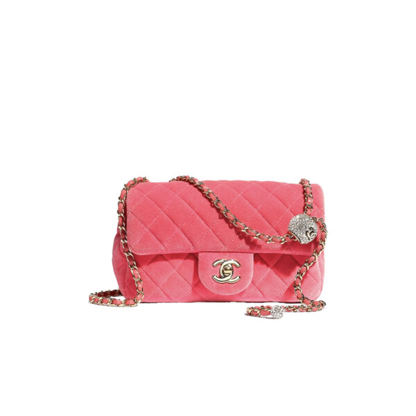 CHANEL 25B Classic Flap with Mini Rectangular Ball & Diamond Lock