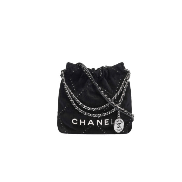 CHANEL 25A 22bag Suede Calfskin