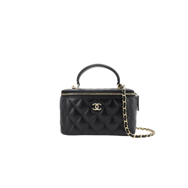 CHANEL Glossy Lambskin Vanity bag