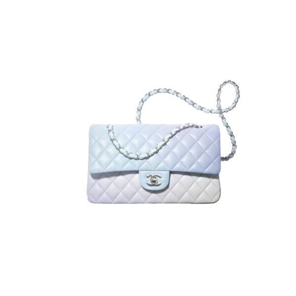CHANEL Flap Bag Ombre Lambskin Mulitcolor in Lambskin Leather