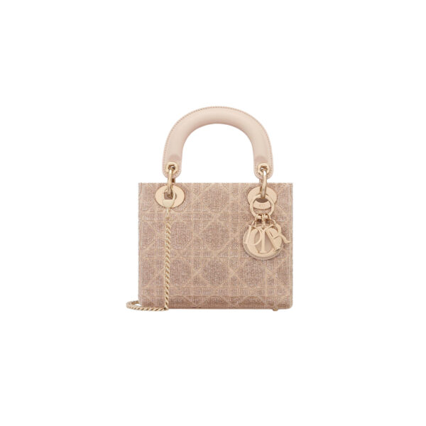 D IOR Lady Dior Cotton fabric with bead embroidery