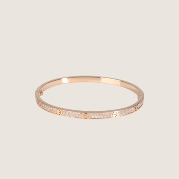 CARTIER Love Bracelet Narrow version Full Paved