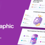 Finance Report Infographic Illustration Template (Complete resource pack)