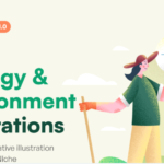 Modern Ecology Vector Illustration Pack (Complete resource pack)