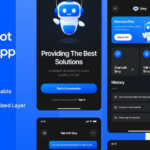 AI Chatbot Mobile UI Kit (Complete resource pack)